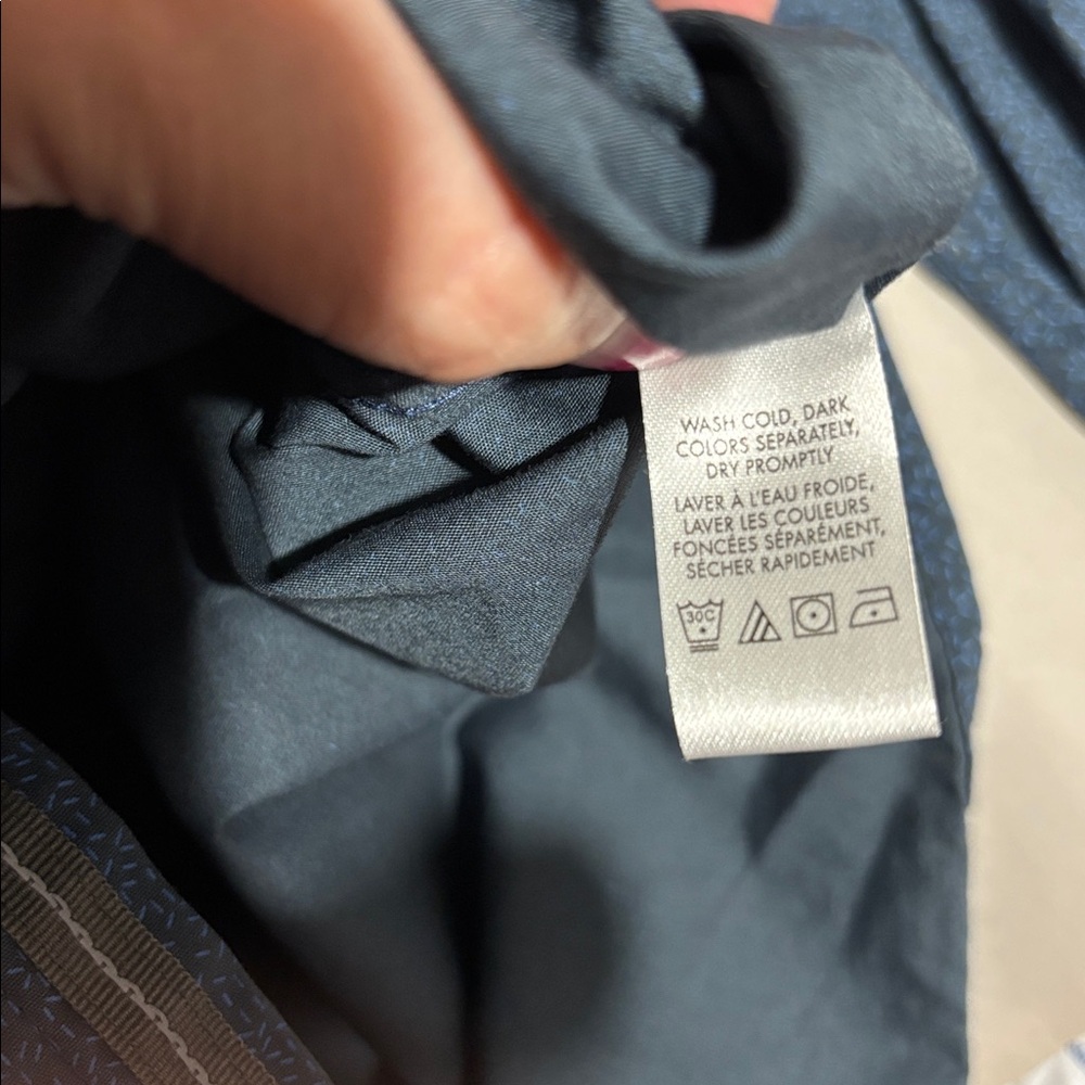 Calvin Klein Dark Blue Button Down Shirt - Picture 12 of 12